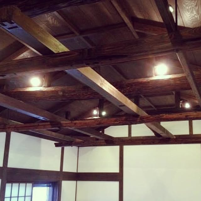 壁/天井/漆喰壁/古民家リノベーション/天井吹抜け/和室を改造...などのインテリア実例 - 2015-08-13 12:12:21