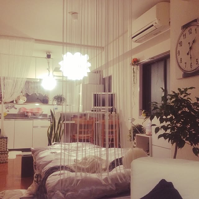 部屋全体/IKEA/観葉植物/フランフラン/賃貸...などのインテリア実例 - 2015-01-04 22:20:31
