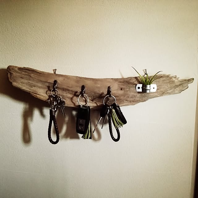 流木 キーフックdiyのインテリア・手作りの実例 | RoomClip 流木 キーフックdiyのインテリア・手作りの実例 | RoomClip