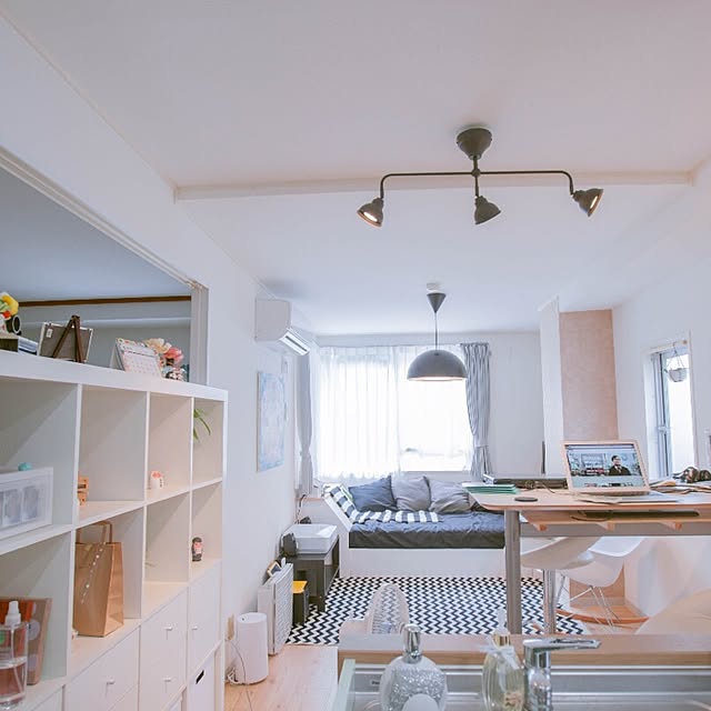 部屋全体/IKEA/北欧/白黒/DIY...などのインテリア実例 - 2015-08-10 14:29:13