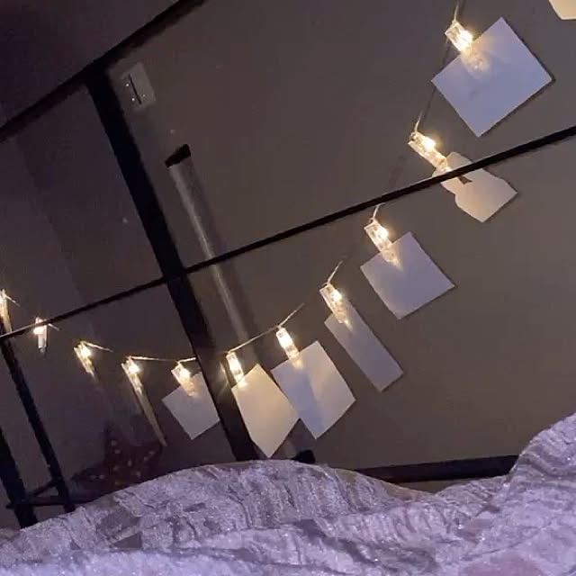 照明/IKEA/ドライフラワー/ベッド周りのインテリア実例 - 2020-10-01 11:41:54