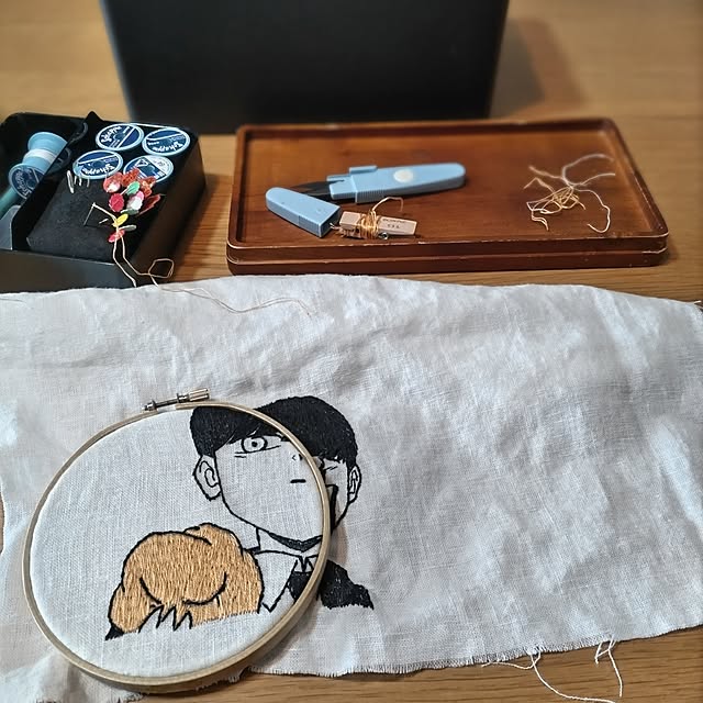 机/ハンドメイド/いいねと、フォローの押し逃げすみません！/いいね！いつもありがとうございます♡/マンション暮らし...などのインテリア実例 - 2024-04-22 15:20:47