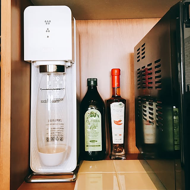 キッチン/ソーダストリーム/カフェ風/電化製品のインテリア実例 - 2017-04-27 16:12:55