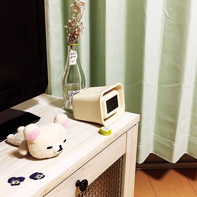 ナチュラル/一人暮らし/雑貨/ドライフラワー/リビングのインテリア実例 - 2019-05-23 18:00:05