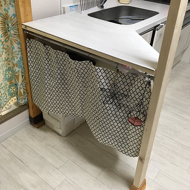 ホワイトインテリア/フレンチモロッコインテリア/DIY/キッチンのインテリア実例 - 2019-04-10 08:33:13