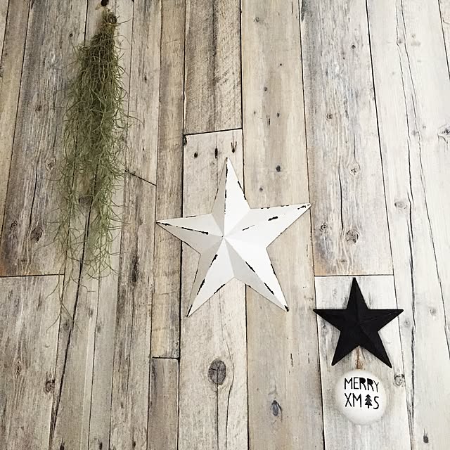 壁/天井/Tin Barn Star/観葉植物/クリスマスのインテリア実例 - 2016-12-14 08:07:27