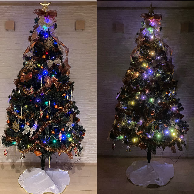 クリスマスツリー210㎝/クリスマス/玄関/入り口のインテリア実例 - 2022-12-05 22:57:01