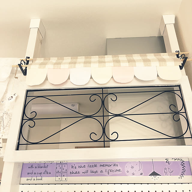 mi0519の-ディアウォール（上下パッドセット）（ホワイト）２×４材用  ツーバイフォー DIY 木材 壁面収納 突っ張り収納の家具・インテリア写真