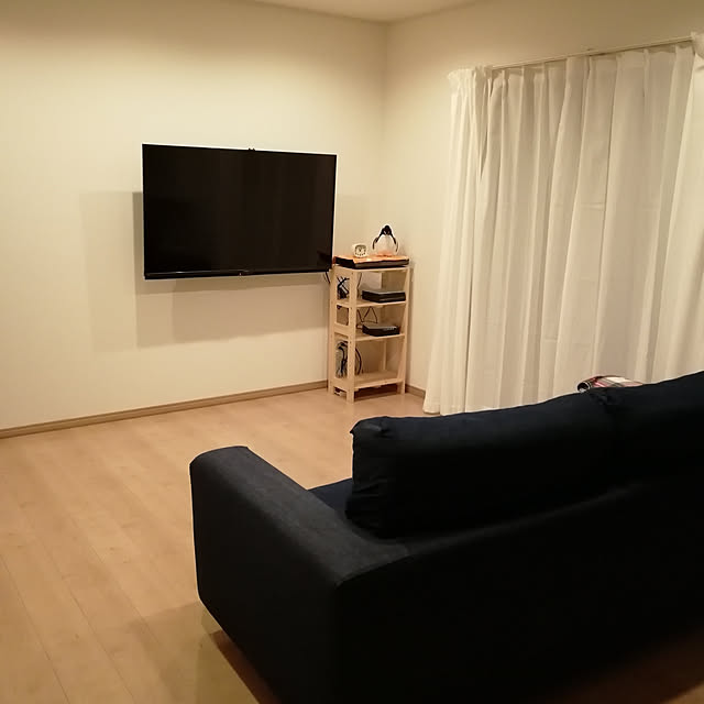 壁掛けテレビ/明るい/白クロス/シンプル/ソファー...などのインテリア実例 - 2019-07-15 21:56:53