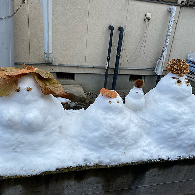 おうち時間~♪/雪あそび⚪︎゜/おやこ時間♡/部屋全体/雪だるま♡...などのインテリア実例 - 2022-02-11 17:09:21