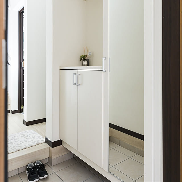 狭小を楽しむ/戸建て/北欧/insta♡→megumi_home/玄関/入り口のインテリア実例 - 2020-03-29 16:41:22