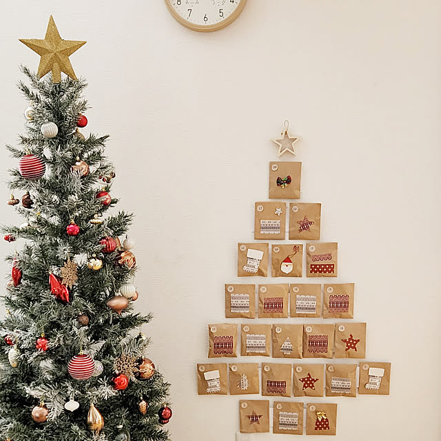 リビング/見てくださってありがとう❁︎/クリスマス/見て頂き感謝です♪/アドベントカレンダー手作りのインテリア実例 - 2022-12-12 19:06:01