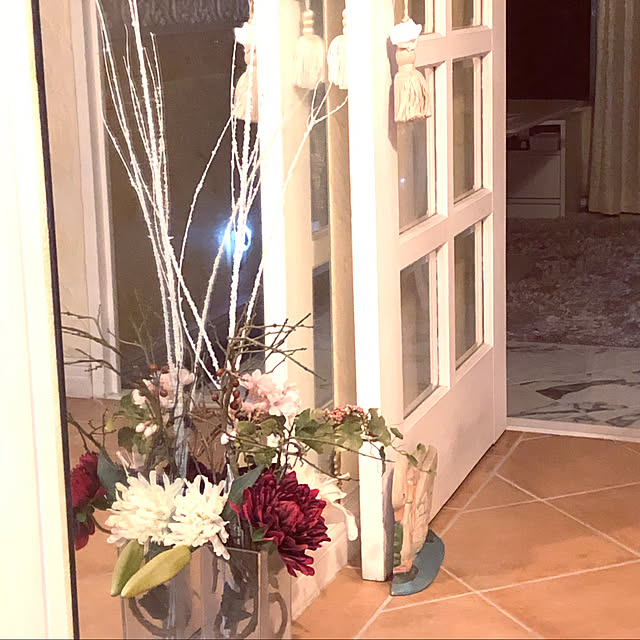 お正月のお花/整理収納アドバイザー/防災備蓄収納マスタープランナー/玄関/玄関/入り口のインテリア実例 - 2020-12-27 07:47:43
