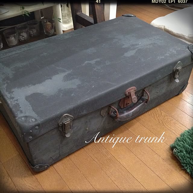 机/古いトランク/買ったモノのインテリア実例 - 2014-07-26 12:23:50