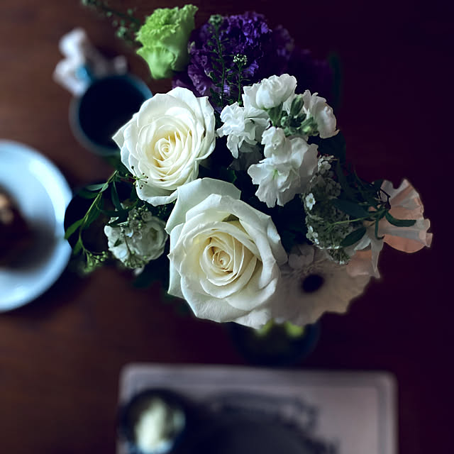 朝ご飯/朝の１枚/朝の風景/花のある暮らし/花が好き...などのインテリア実例 - 2023-03-18 07:47:32