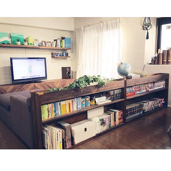 棚/仕切り棚/シェルフ棚/シェルフ/パーテンション...などのインテリア実例 - 2016-03-14 17:32:09 ｜ RoomClip ...