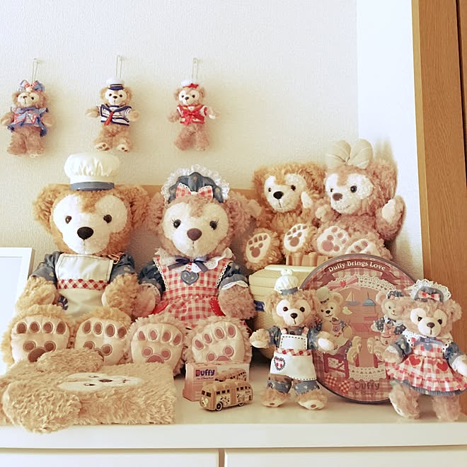 ダッフィー シェリーメイ ぬいぐるみバッジ 14個セット