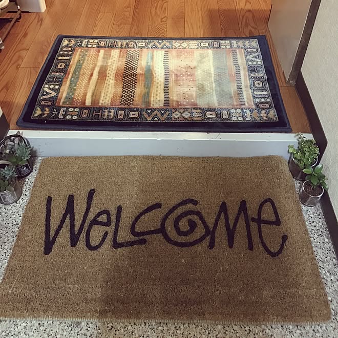 STUSSY Livin’GENERAL STORE ラグ　カーペット stussy livin general store マット welcome - メルカリ
