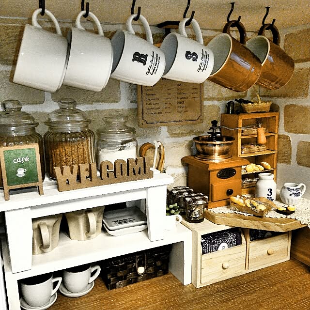 至福タイムをゆらりと♪カフェ風ディスプレイのつくりかた | RoomClip mag