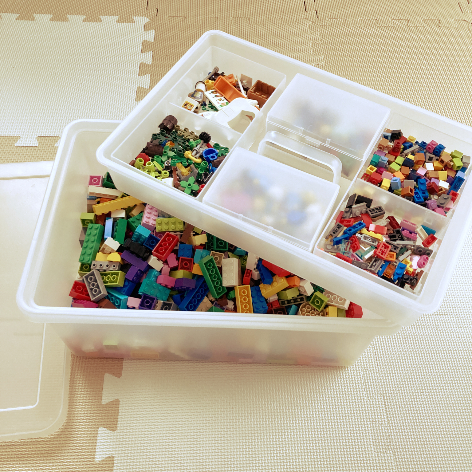 レゴの収納アイデア実例は？