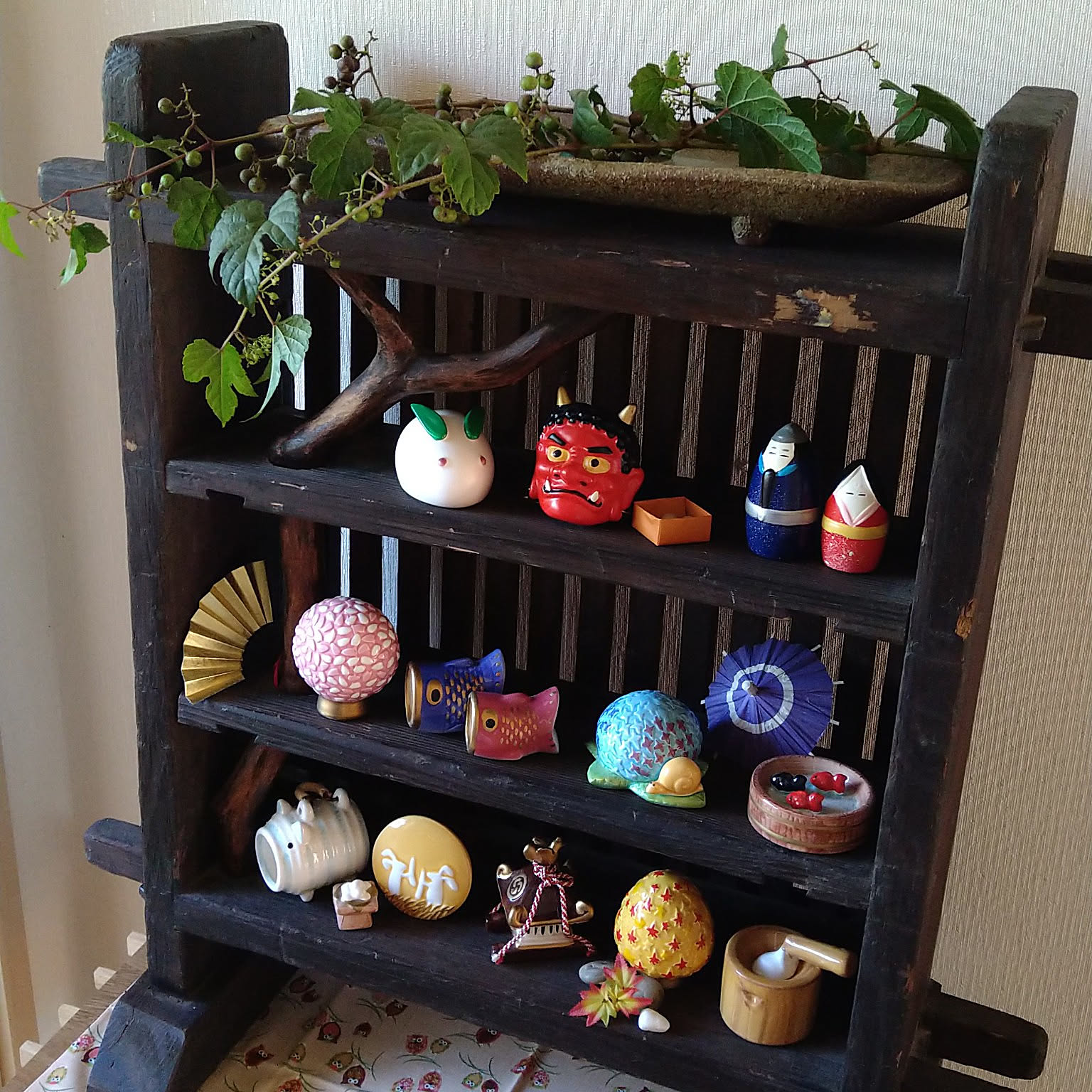 瀬戸焼 四季の松花堂玄関飾り 12ヶ月