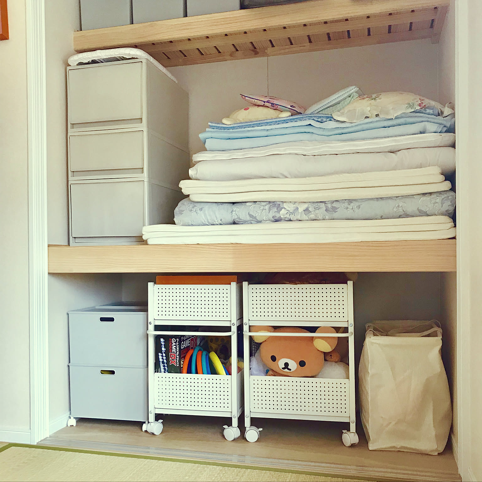 棚/子供/押入れ/押入れ収納/子供服...などのインテリア実例 - 2015 ...