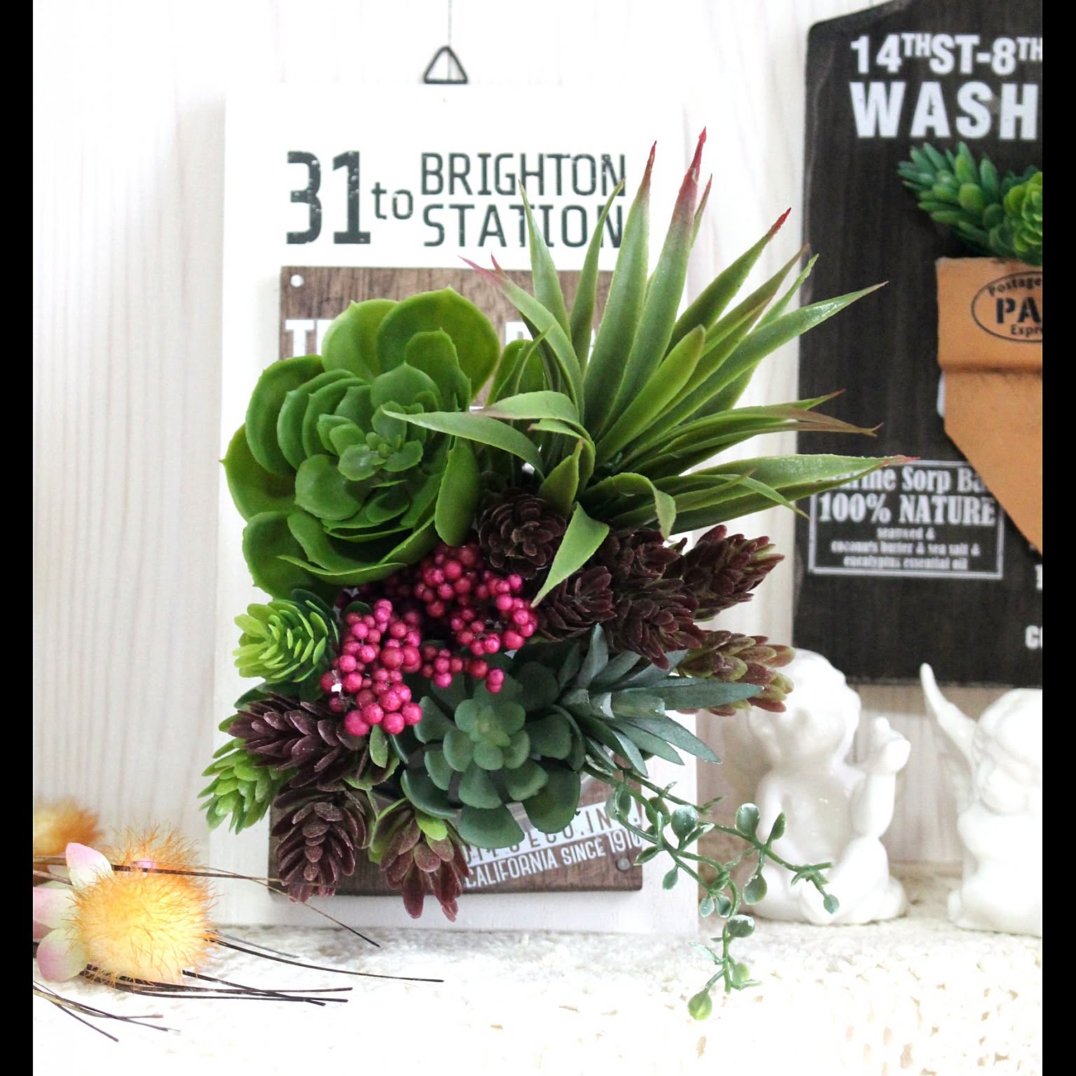 No green, no life！100均グリーンで作る癒しの空間