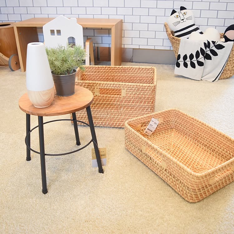 どっちにする？ニトリと無印良品のかごを比較！