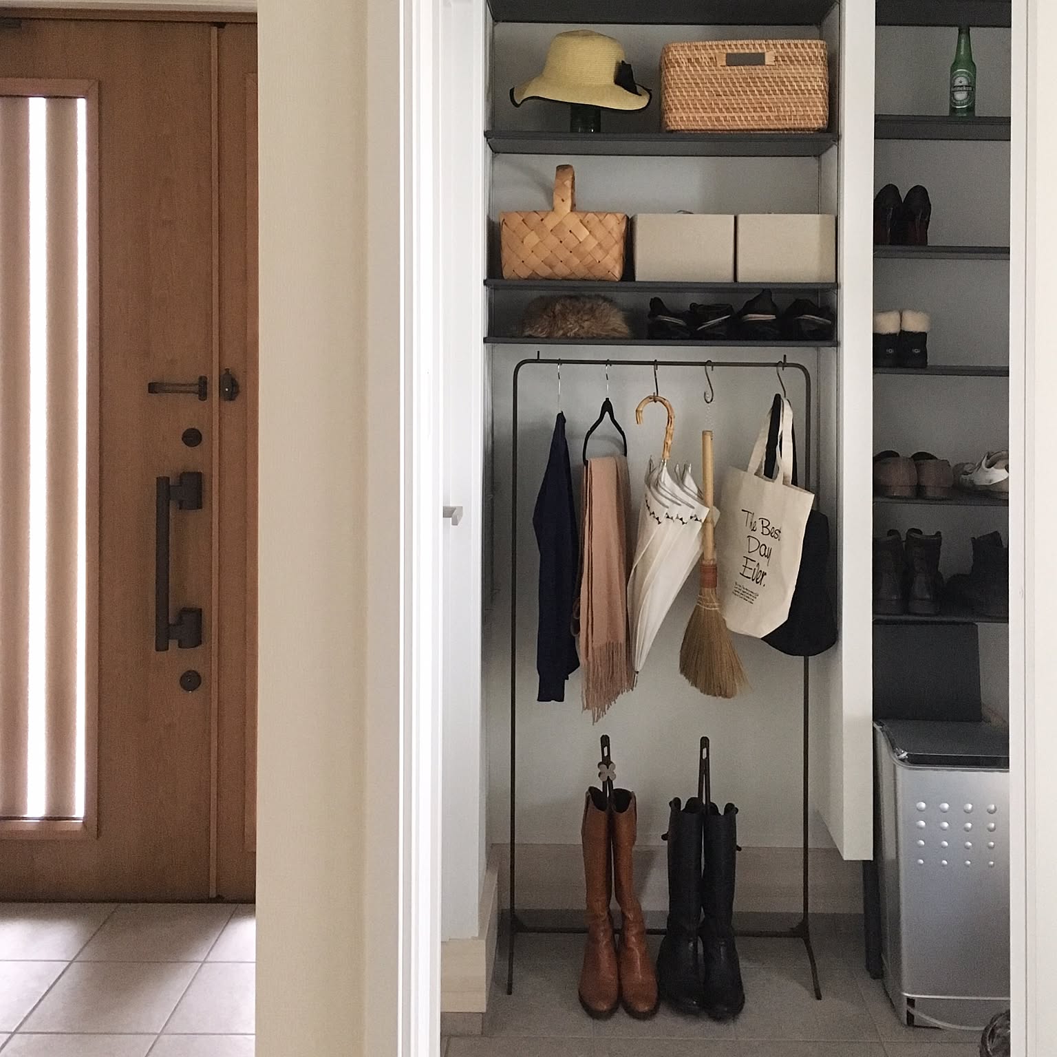 もう玄関であわてない! 心のゆとりが生まれる「玄関収納」