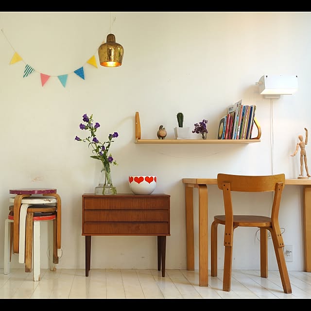 Artek（アルテック）スツールを使って、上質コーディネートを！