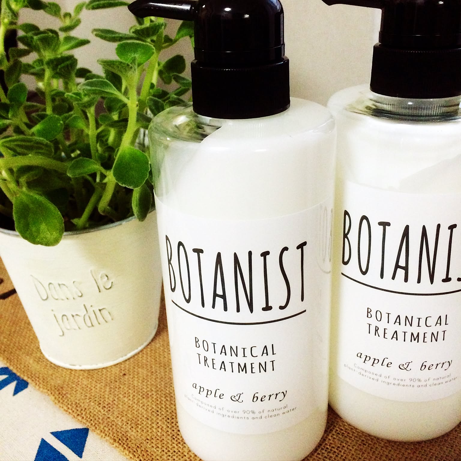 BOTANIST　ボタニカル シャンプー490ml／ボタニカル トリートメント490g2本で2,800円