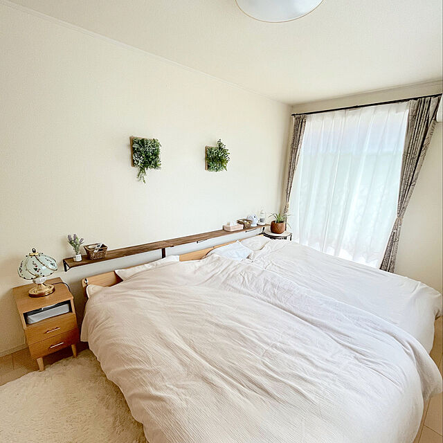 ダブルベッドがある空間☆自分らしい寝室にするためのコーディネート実例集