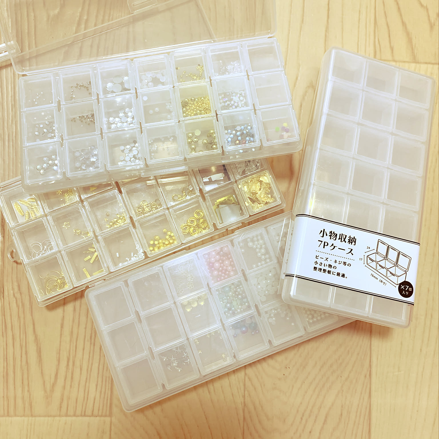 見やすくて取り出しやすい♡100均の透明ケースの活用アイデア