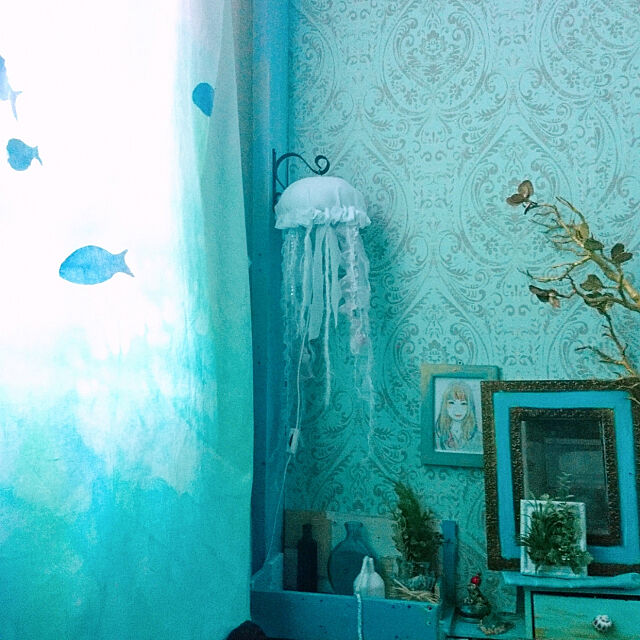 まるで海にいるみたい 幻想的でロマンチックなインテリア Roomclip Mag 暮らしとインテリアのwebマガジン
