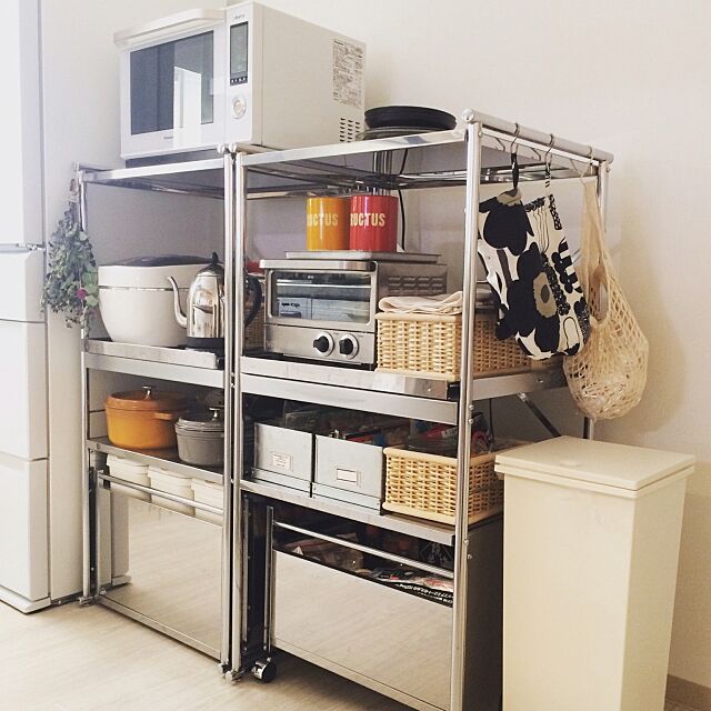 シンプルで機能的なキッチン収納 10選 Roomclip Mag 暮らしとインテリアのwebマガジン