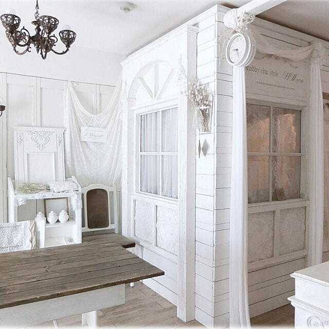 シャビーシックのとりこ♡白で作るフレンチテイストな部屋 | RoomClip
