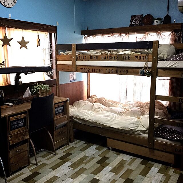 2段ベッドのおしゃれなアレンジ・飾り方のインテリア実例 ｜ RoomClip 