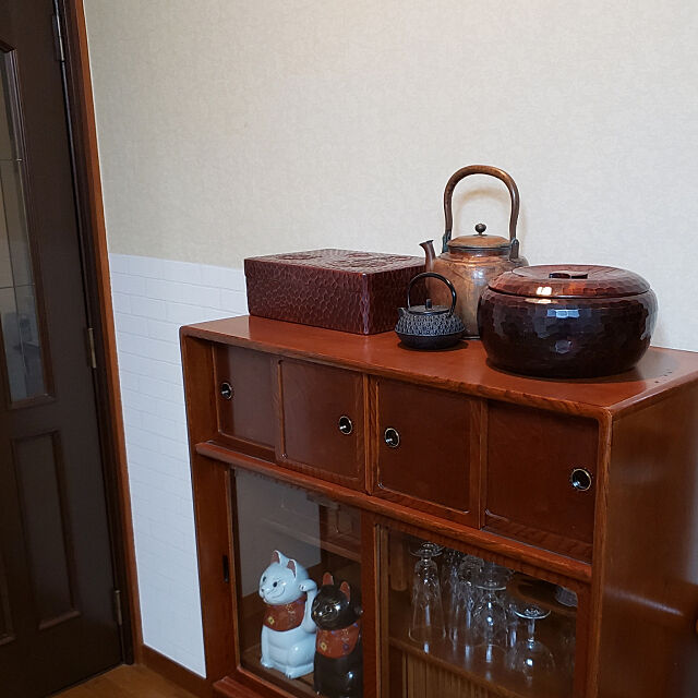 茶箪笥のおしゃれなアレンジ・飾り方のインテリア実例 ｜ RoomClip（ルームクリップ）