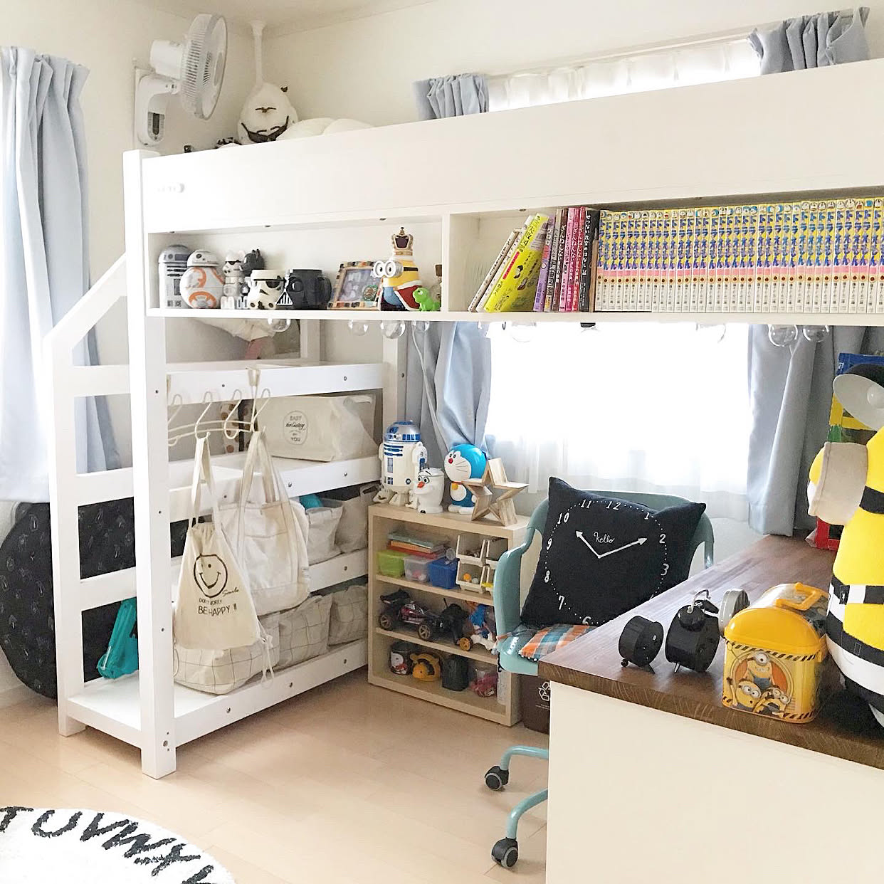男の子の部屋/IKEA/子供部屋/DIY/ロフトベッド&hellip;などのインテリア実例 20191125 132157