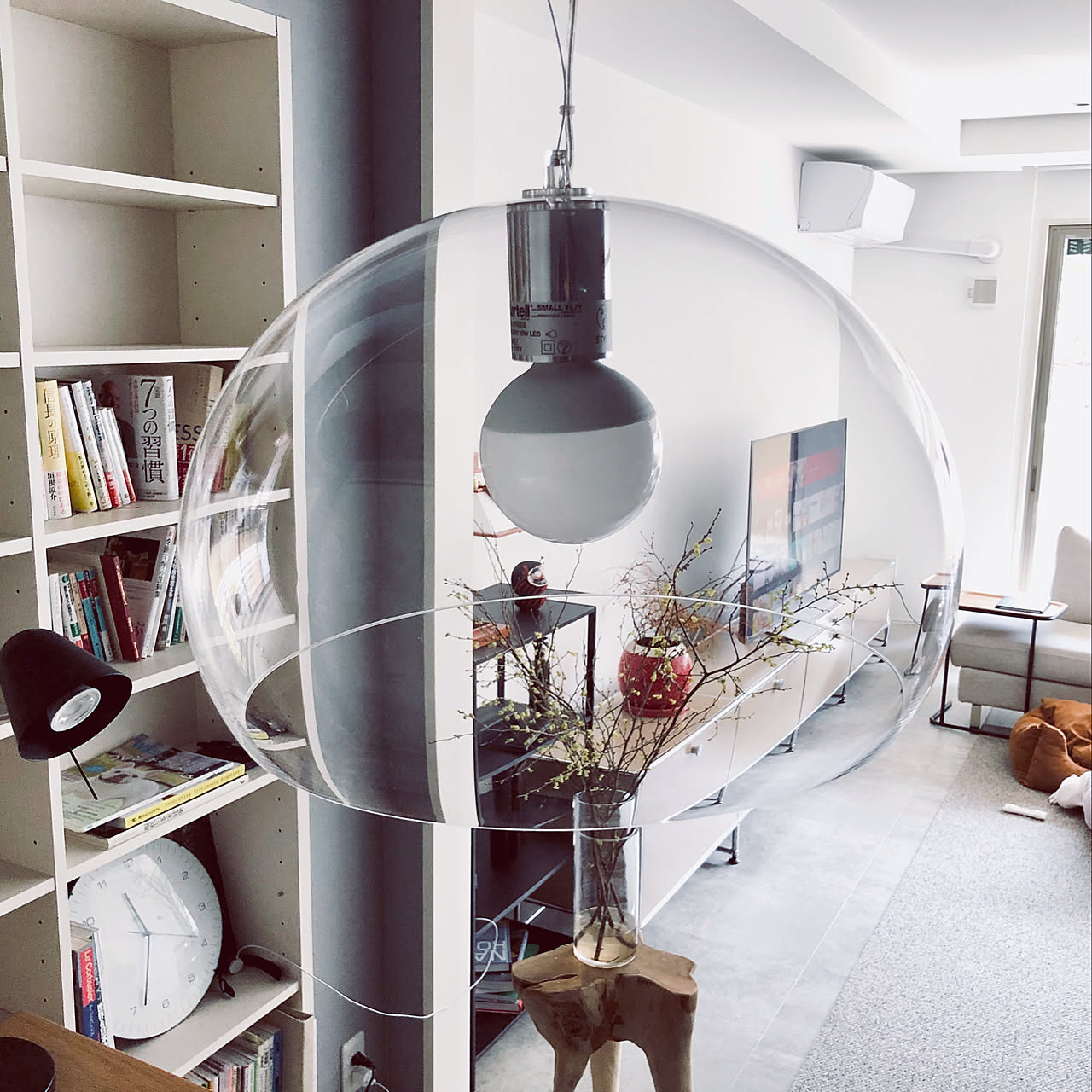 Kartell FLY カルテル フライ 赤 照明器具 Colour your home with Fly