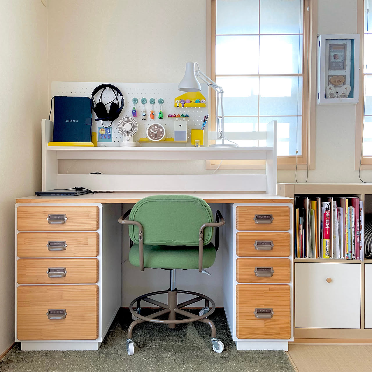 モモナチュラル デスク 勉強机