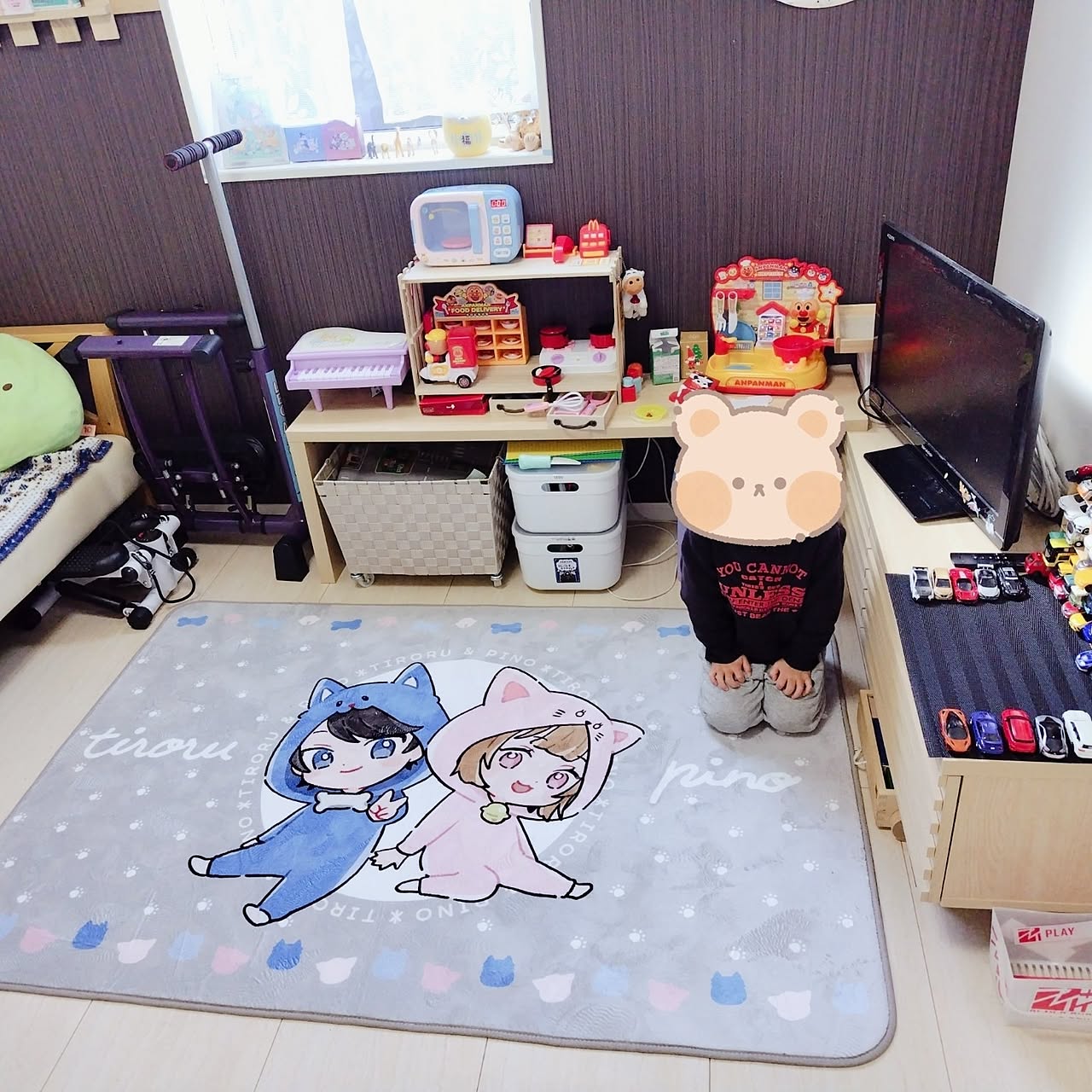 新品 ちろぴのルームマット グレー 原林 鶴(BN)🌝ENFP on X: 