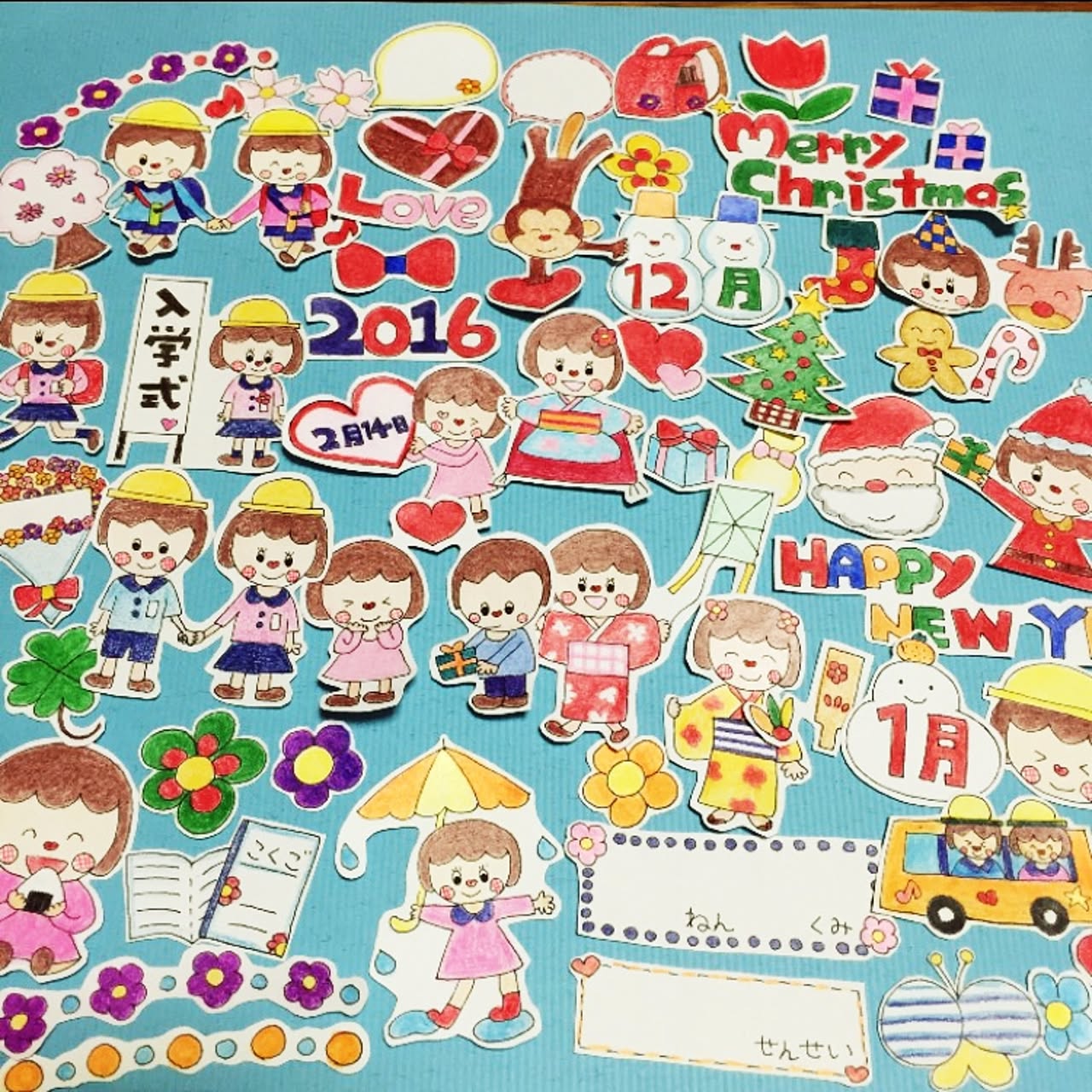 アルバム飾り　クラフトパンチ　旅行　文字　オーダー受付中( ＾∀＾) アルバム飾り クラフトパンチ 旅行 文字 オーダー受付中