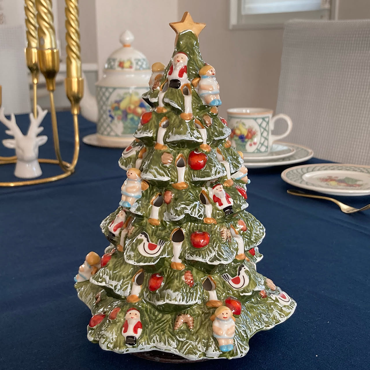 ビレロイ＆ボッホ Villeroy＆Boch クリスマス 陶器 列車 レア ビレロイ