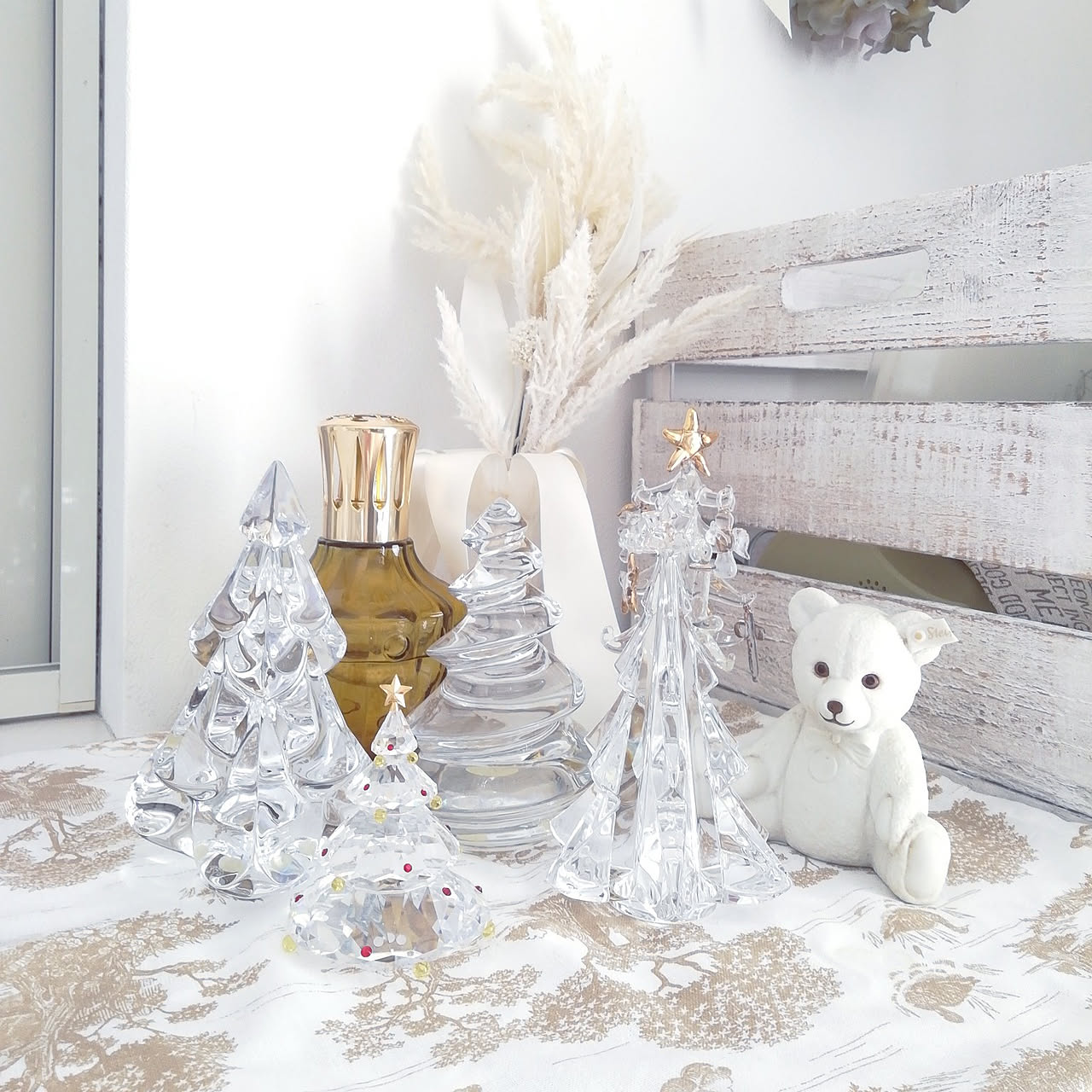 バカラ トナカイ Baccarat クリスマス 飾り 置物 クリスタル バカラ