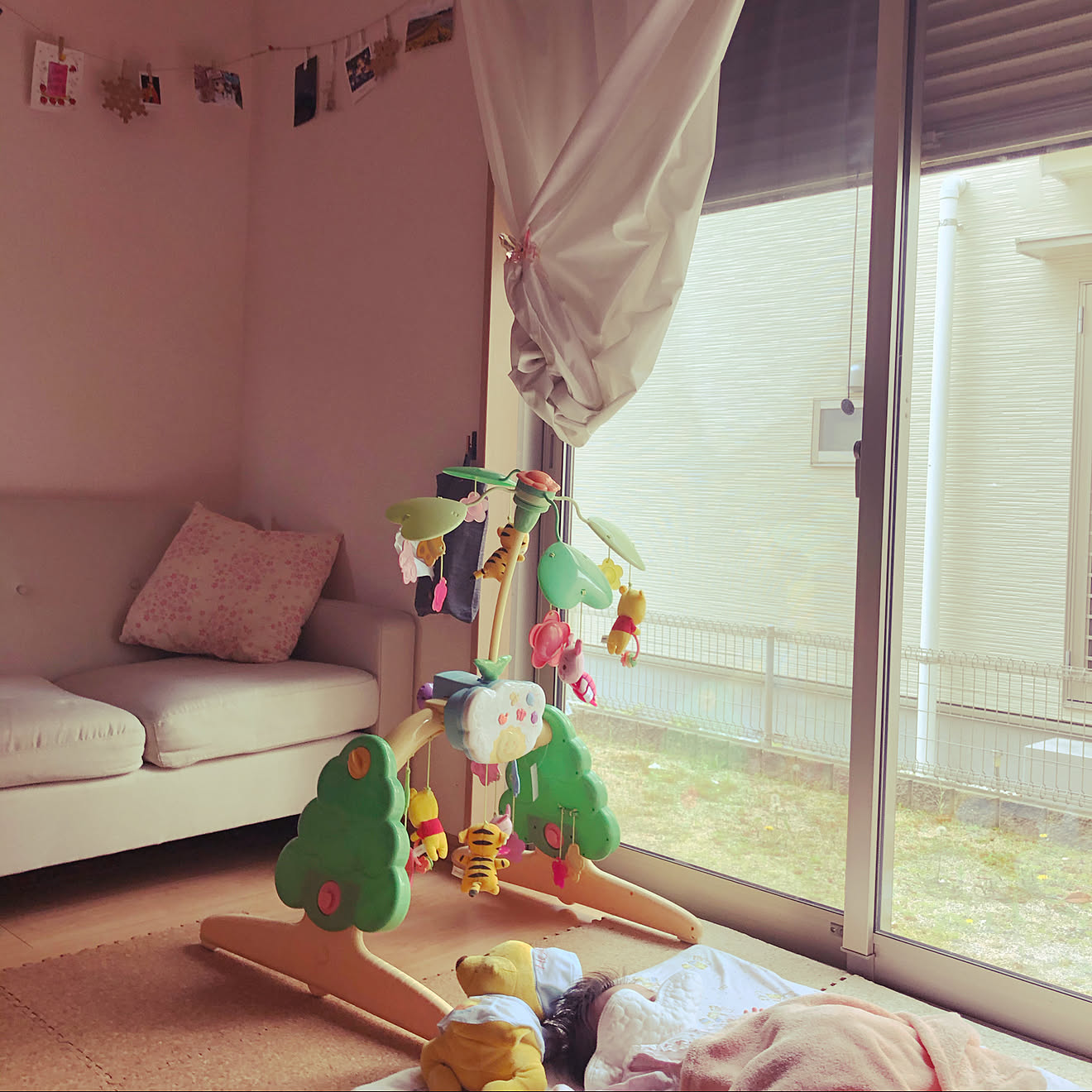 赤ちゃん/赤ちゃんのいる部屋/赤ちゃんスペース/赤ちゃんと暮らす/ナチュラル&hellip;などのインテリア実例 20210414 1018