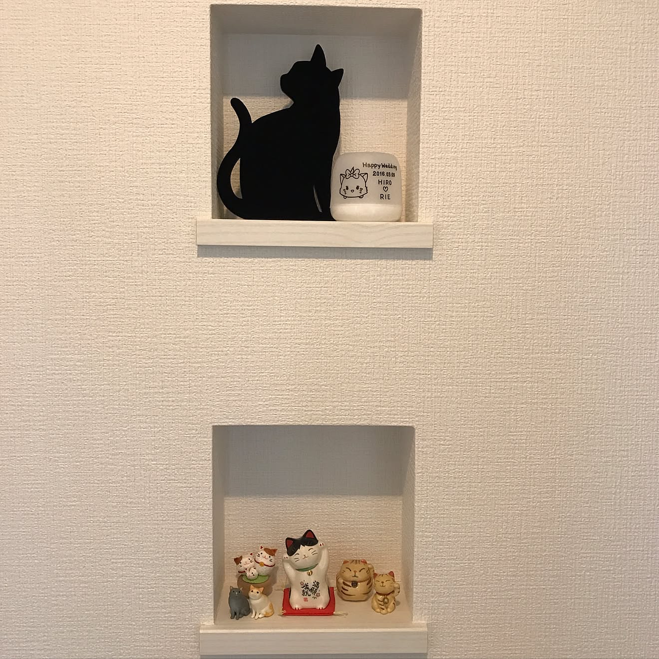 玄関/入り口/猫が好き♡/玄関ﾆｯﾁ/猫ｸﾞｯｽﾞのインテリア実例 20170525 140419 ｜ RoomClip（ルームクリップ）