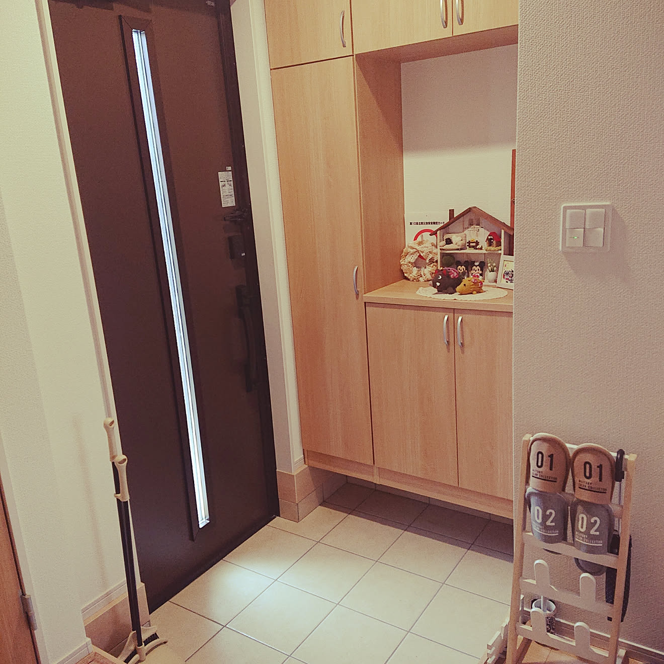 玄関/入り口/一軒家/マイホーム/建て売り住宅/ニトリ&hellip;などのインテリア実例 20190209 114836