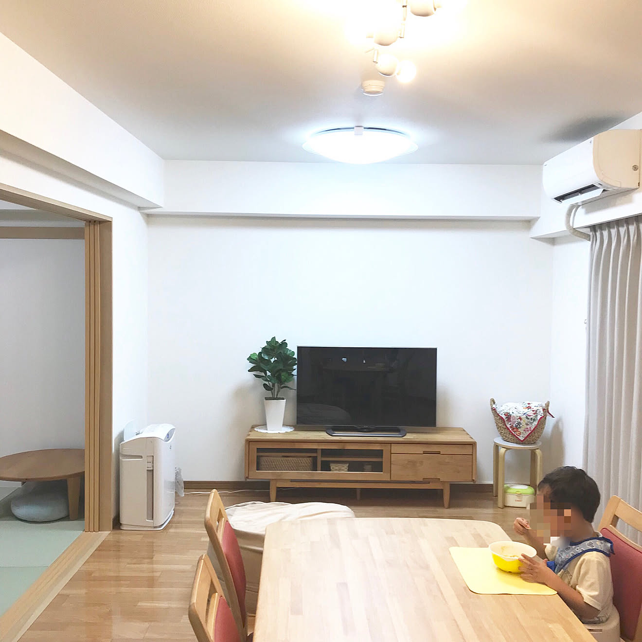 リビング/新築マンション/狭小マンション/狭いリビング/LDK14畳&hellip;などのインテリア実例 20180528 205619