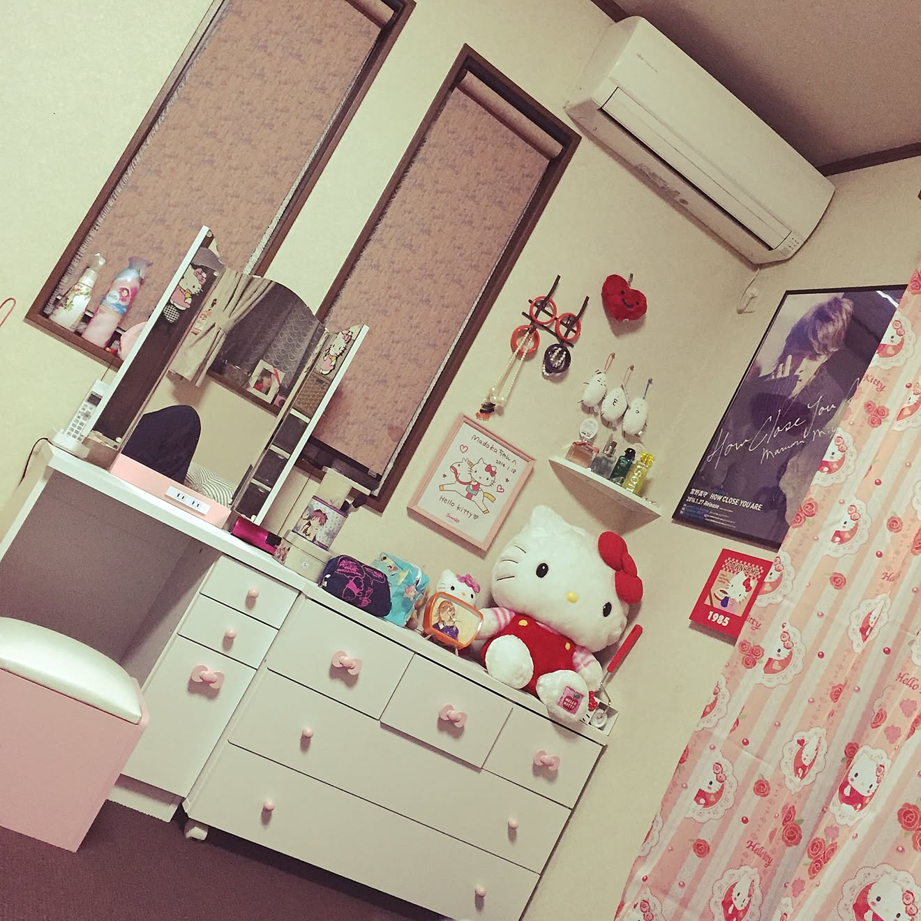 部屋全体/ハローキティ/宮野真守のインテリア実例 20161025 150814 ｜ RoomClip（ルームクリップ）